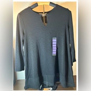 Ellen Tracy Black Blouse